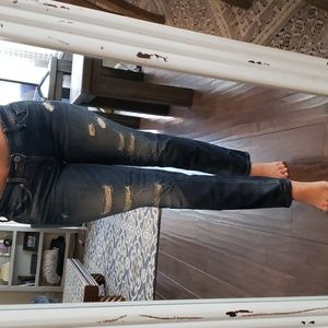 Express Distressed Jeans